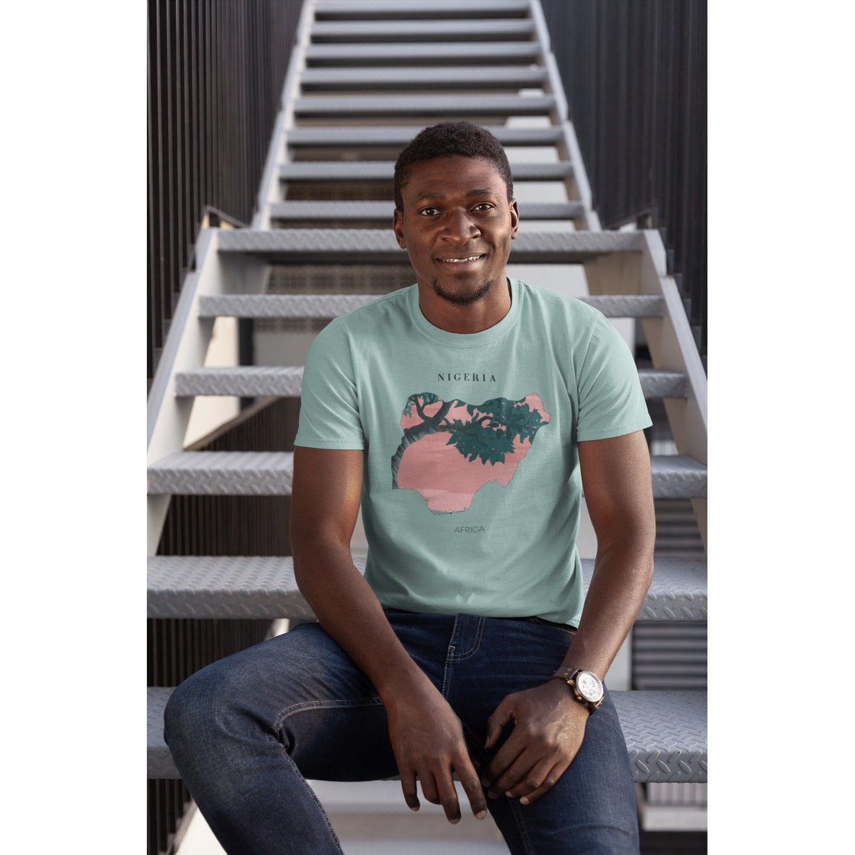 T-Shirt: Map of Nigeria