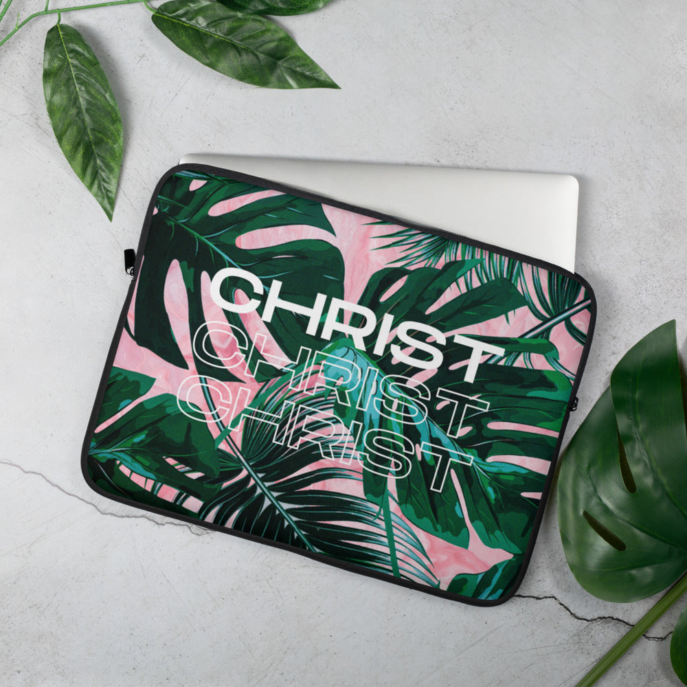 Laptop Case: Palm Leaves